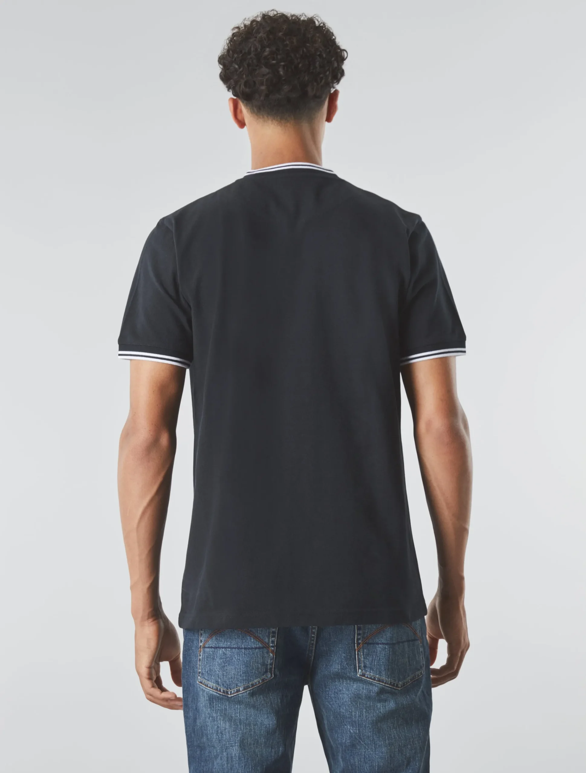 Pretty Green Allesley Tipped Grandad Black Flash Sale