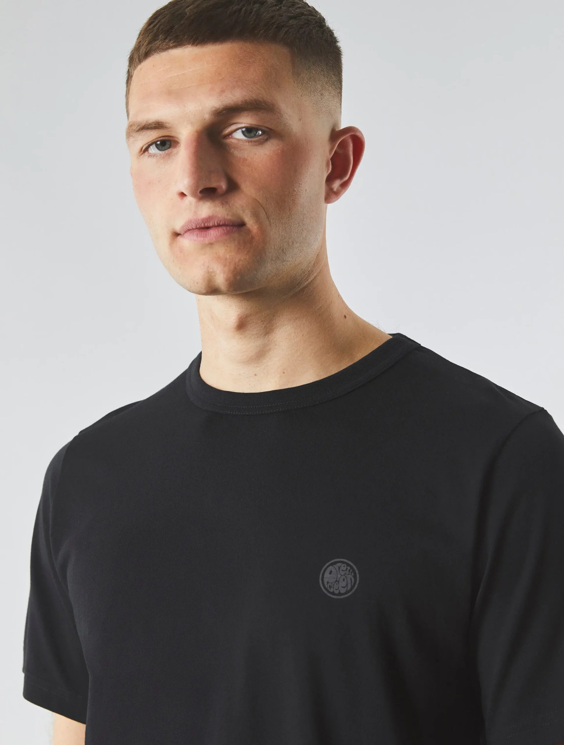 Pretty Green Altair T-shirt Black Fashion