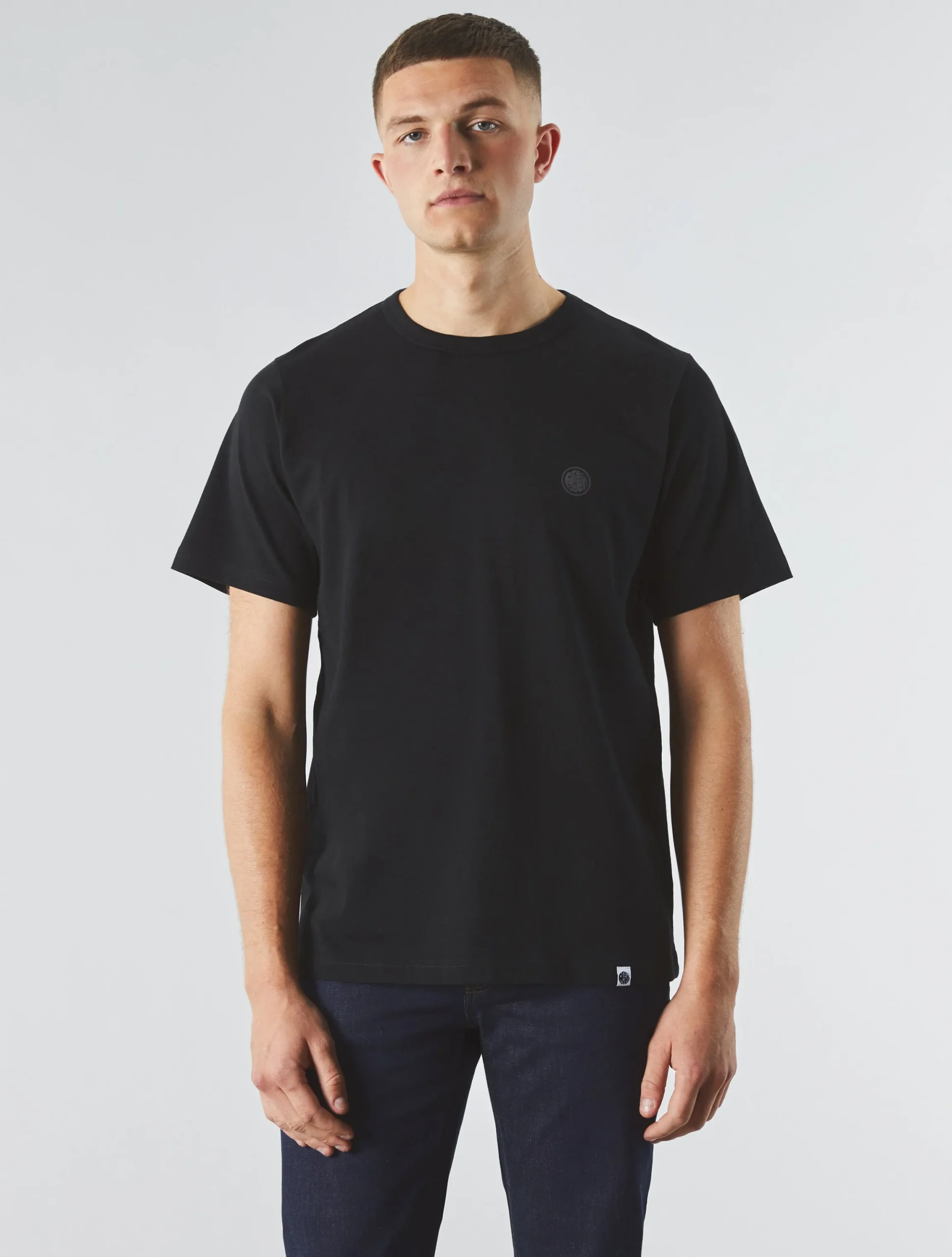 Pretty Green Altair T-shirt Black Fashion