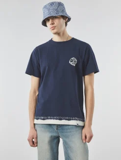 Pretty Green Anaheim Tie Dye T-shirt Navy Shop