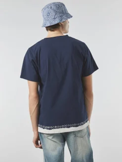 Pretty Green Anaheim Tie Dye T-shirt Navy Shop