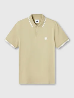 Pretty Green Barton Polo Taupe Fashion