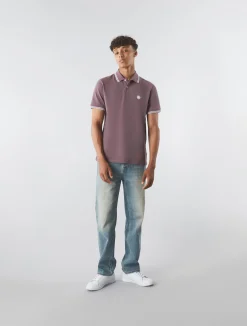 Pretty Green Barton Polo Purple Online
