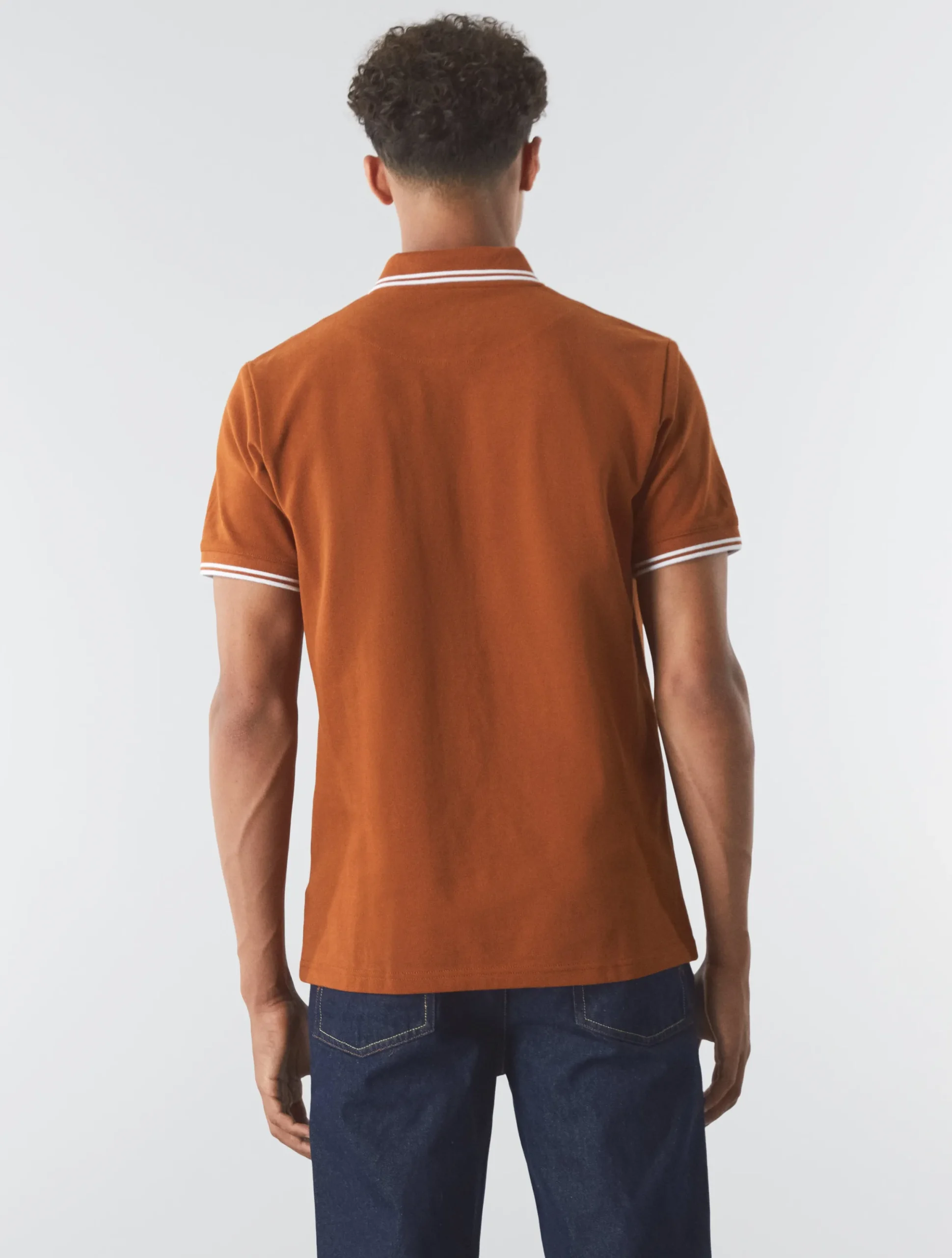 Pretty Green Barton Polo Orange Discount
