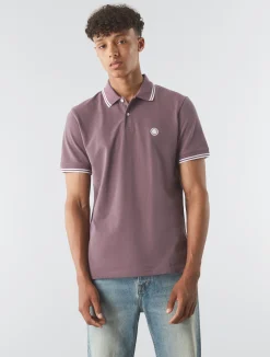 Pretty Green Barton Polo Purple Online