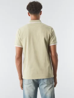 Pretty Green Barton Polo Taupe Fashion