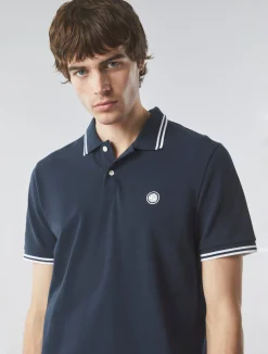Pretty Green Barton Polo Navy Online