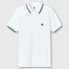 Pretty Green Barton Polo Shirt White Shop