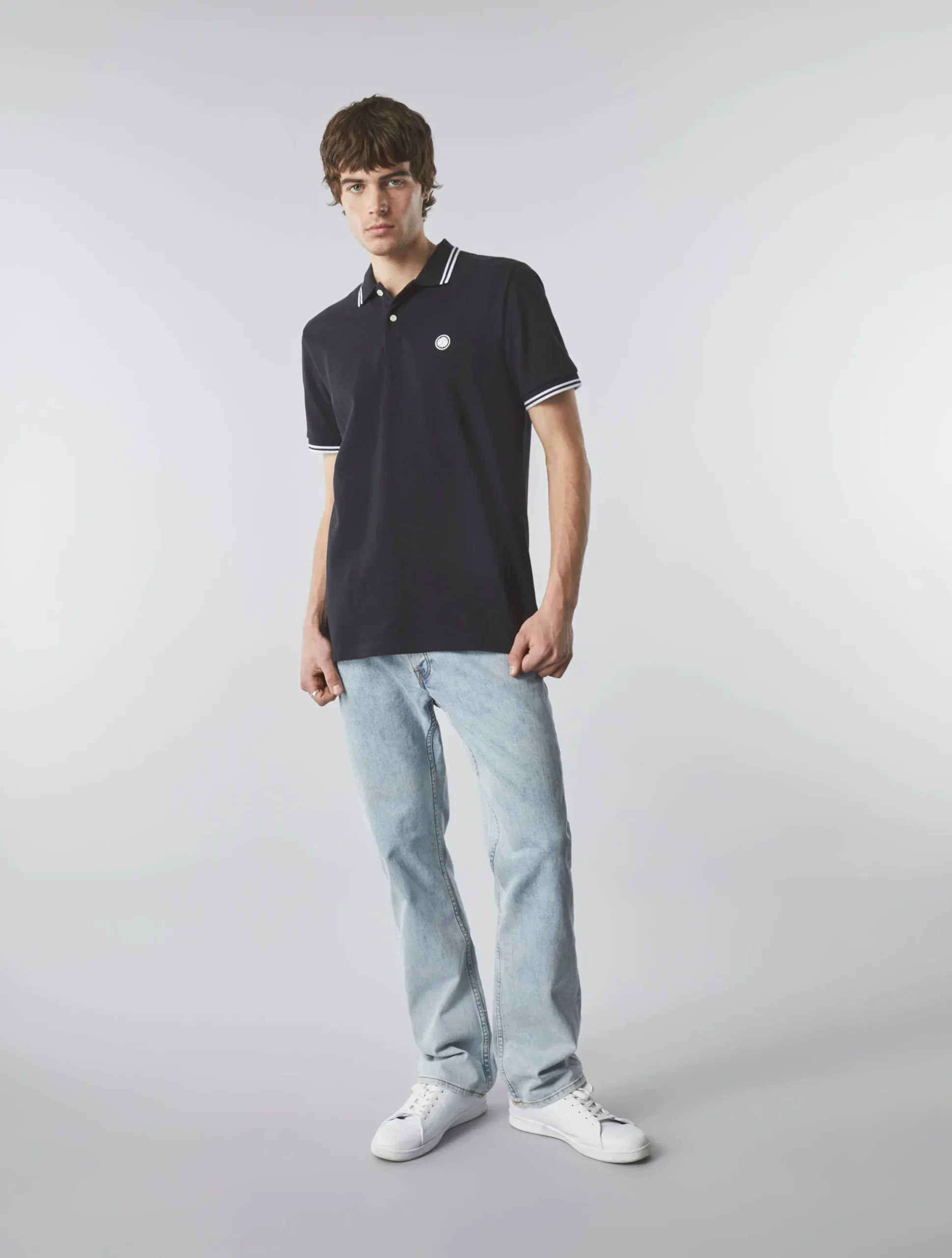 Pretty Green Barton Polo Shirt Black Flash Sale
