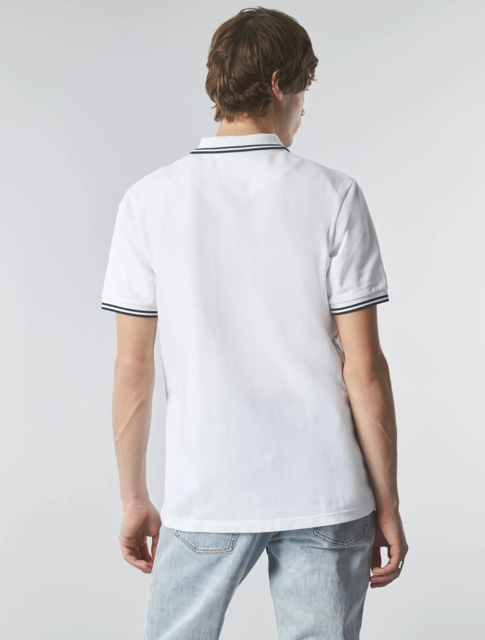 Pretty Green Barton Polo Shirt White Shop