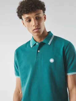 Pretty Green Barton Polo Shirt Teal Sale