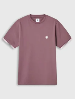 Pretty Green Barton Tshirt Purple Flash Sale