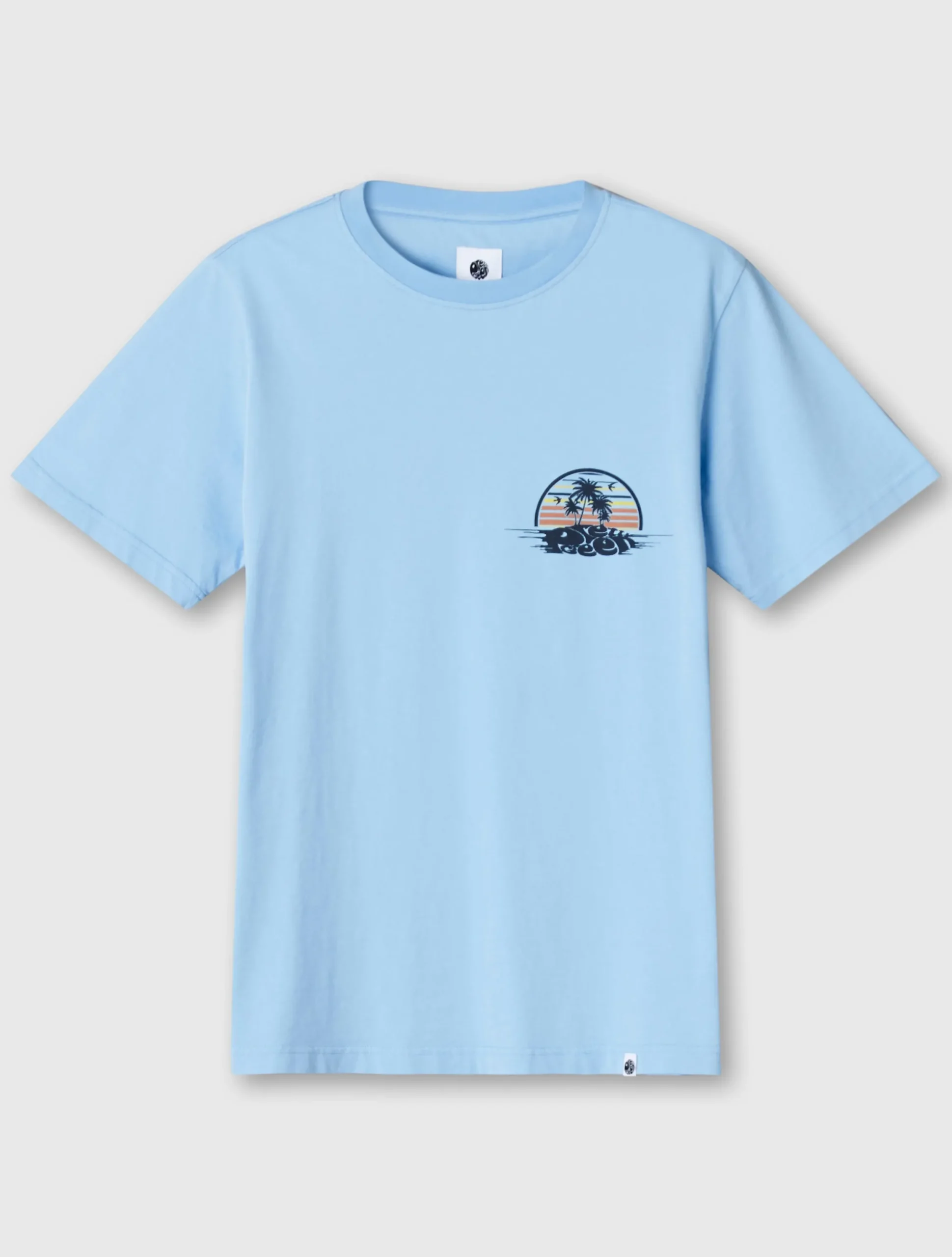 Pretty Green Beach Club T-shirt Blue Sale