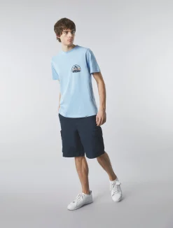 Pretty Green Beach Club T-shirt Blue Sale