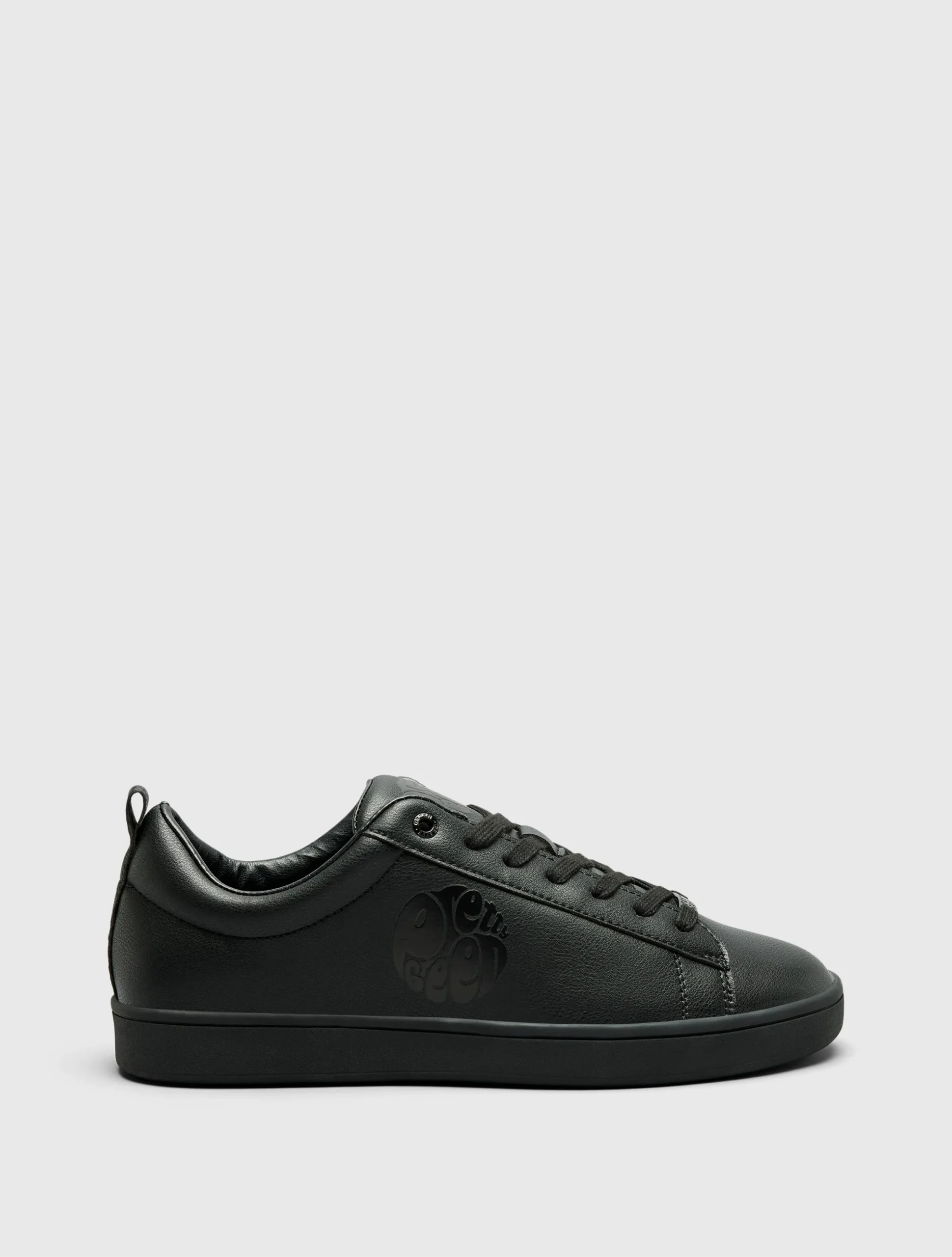Pretty Green Blanco Trainer Black Flash Sale