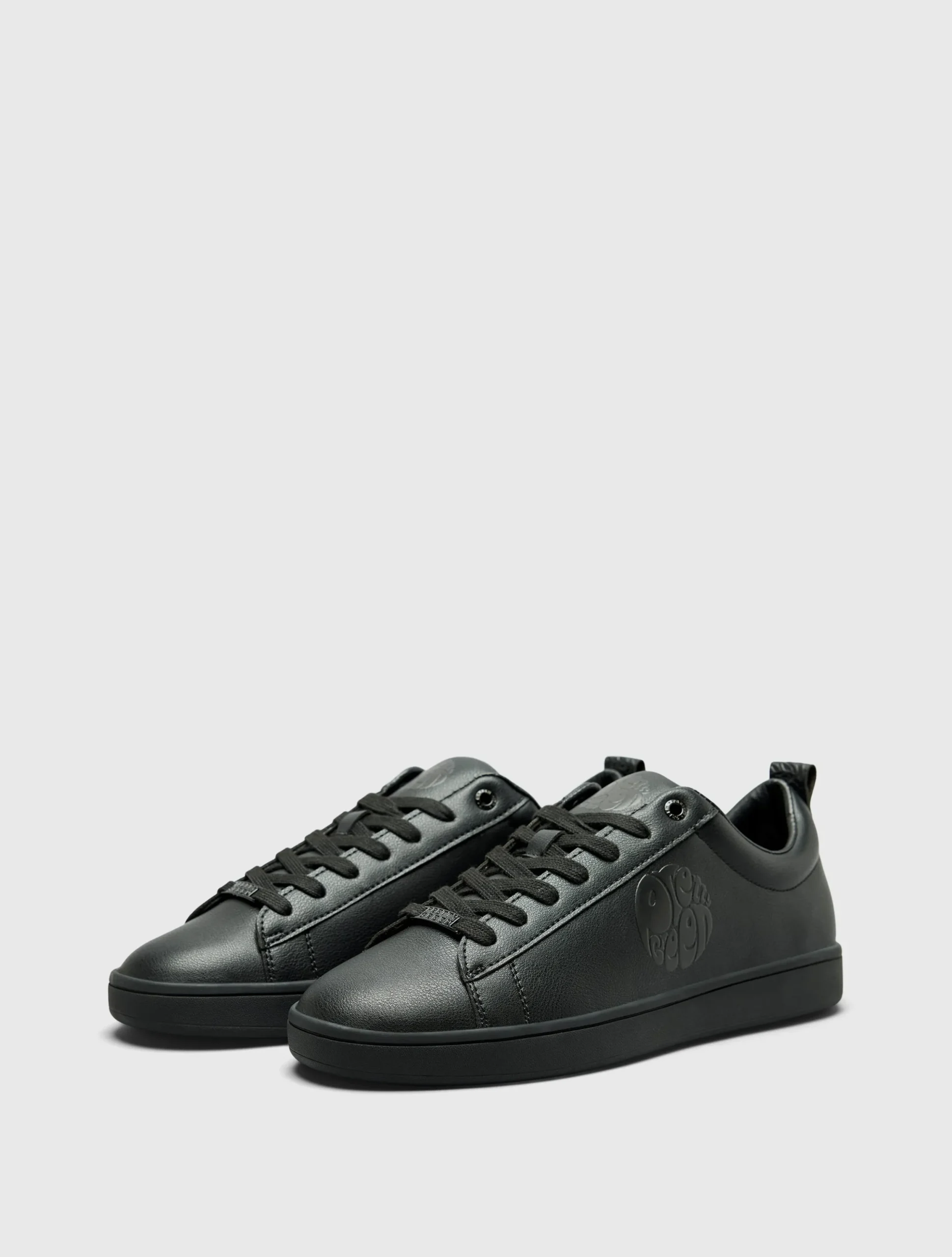Pretty Green Blanco Trainer Black Flash Sale