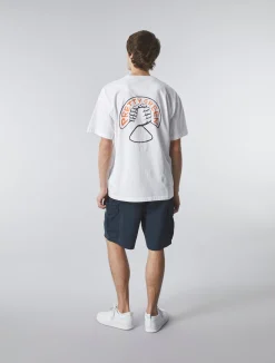 Pretty Green Brotherhood Oversized T-shirt White Shop