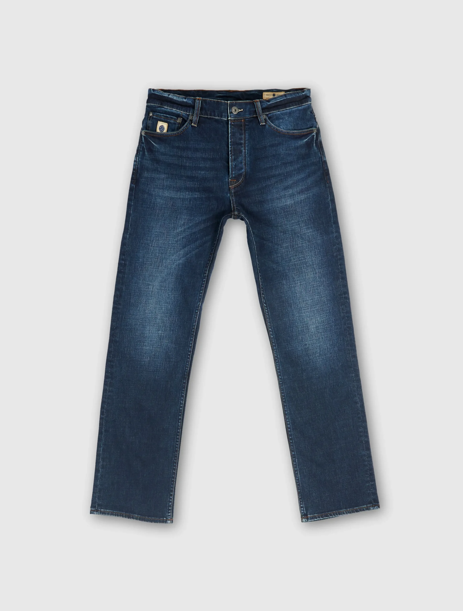 Pretty Green Burnage Regular Fit Jeans 6MonthWash Best