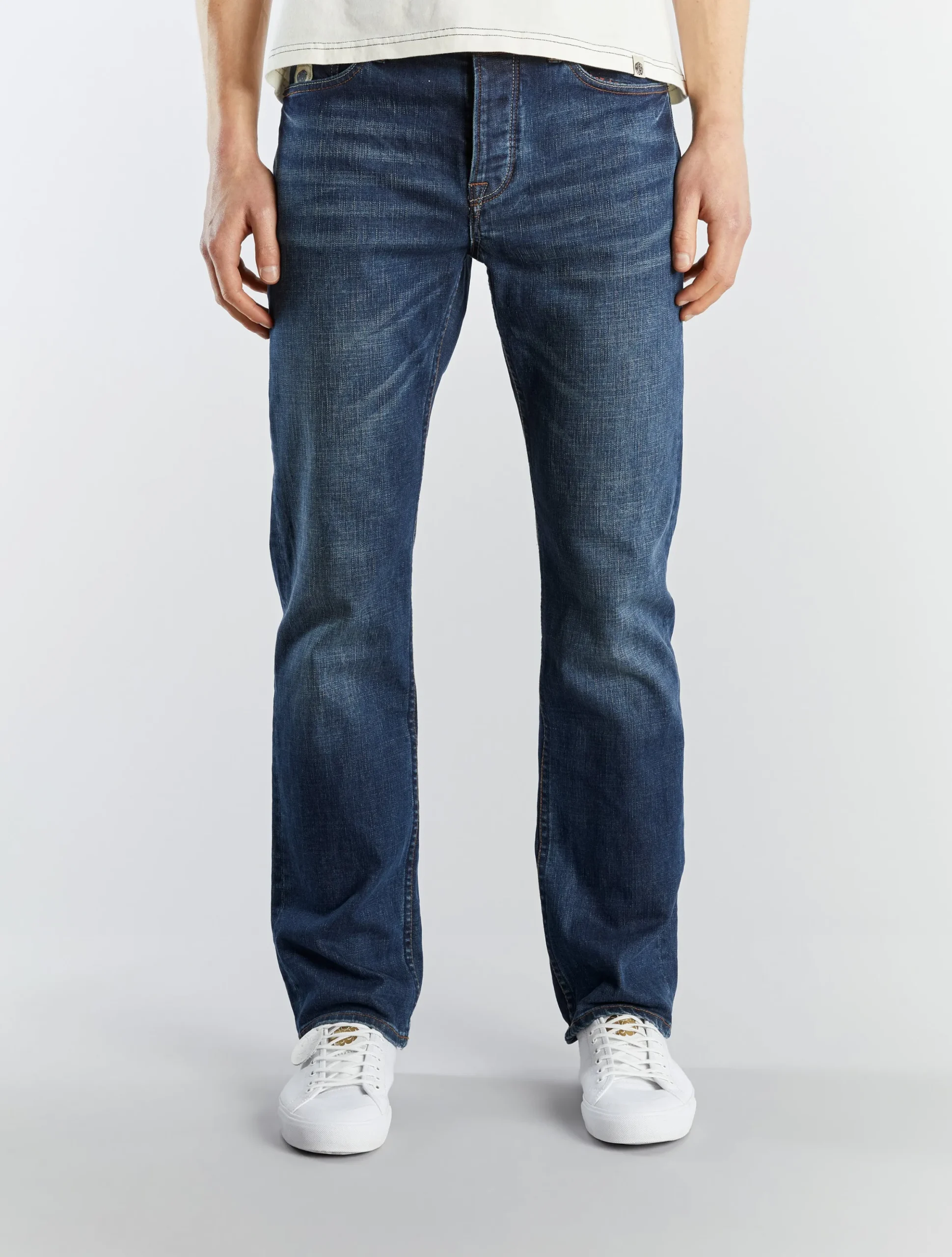 Pretty Green Burnage Regular Fit Jeans 6MonthWash Best