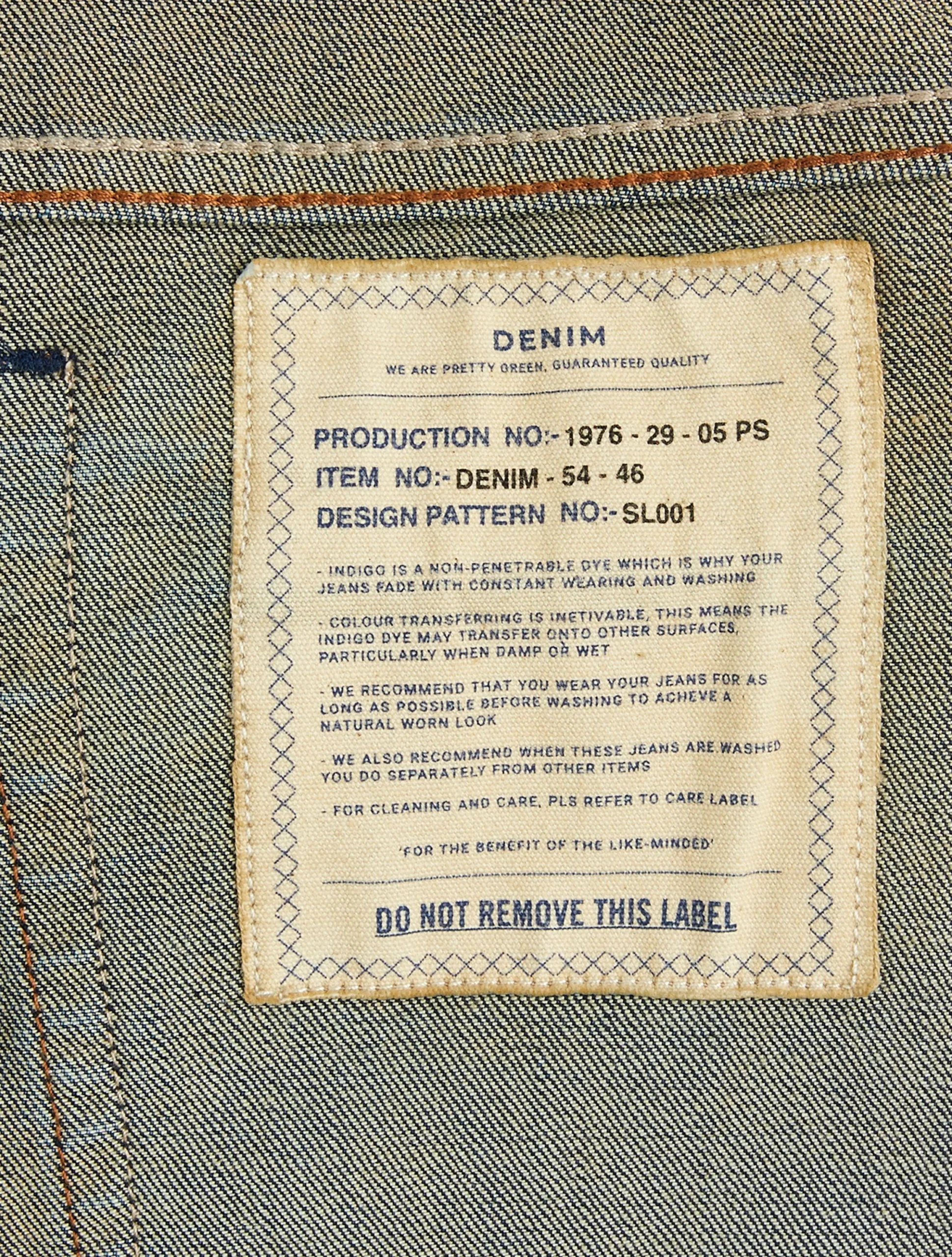 Pretty Green Burnage Regular Fit Jeans 6MonthWash Best