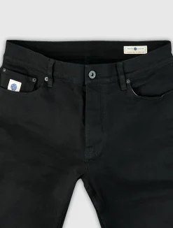 Pretty Green Burnage Regular Fit Jeans Black Flash Sale