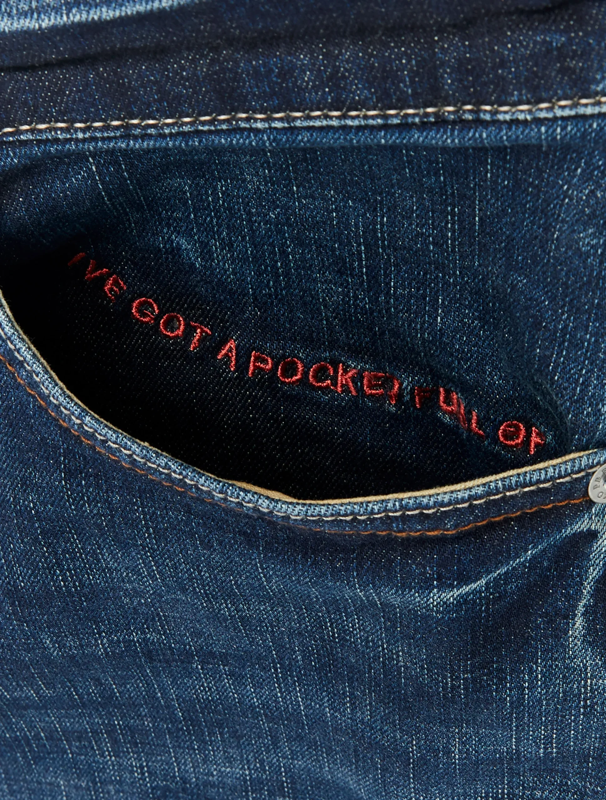 Pretty Green Burnage Regular Fit Jeans 6MonthWash Best