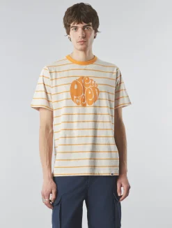 Pretty Green Capella Stripe Logo T-shirt Flash Sale