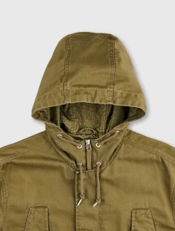 Pretty Green Cassette Parka Khaki Flash Sale