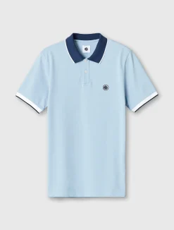 Pretty Green Contrast Collar Polo Shirt Outlet
