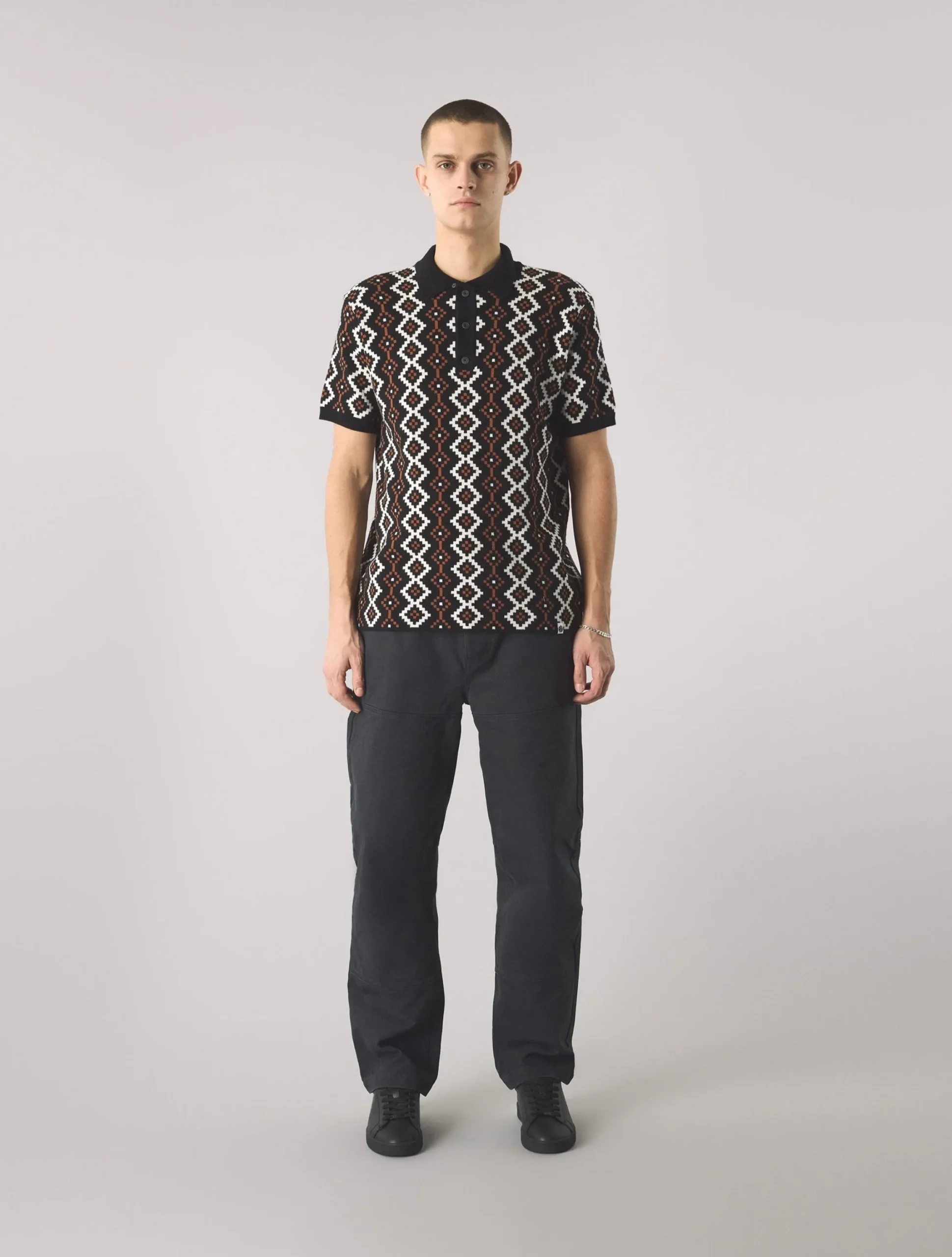 Pretty Green Dakota Knit Polo Discount