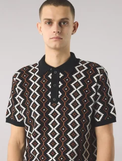Pretty Green Dakota Knit Polo Discount