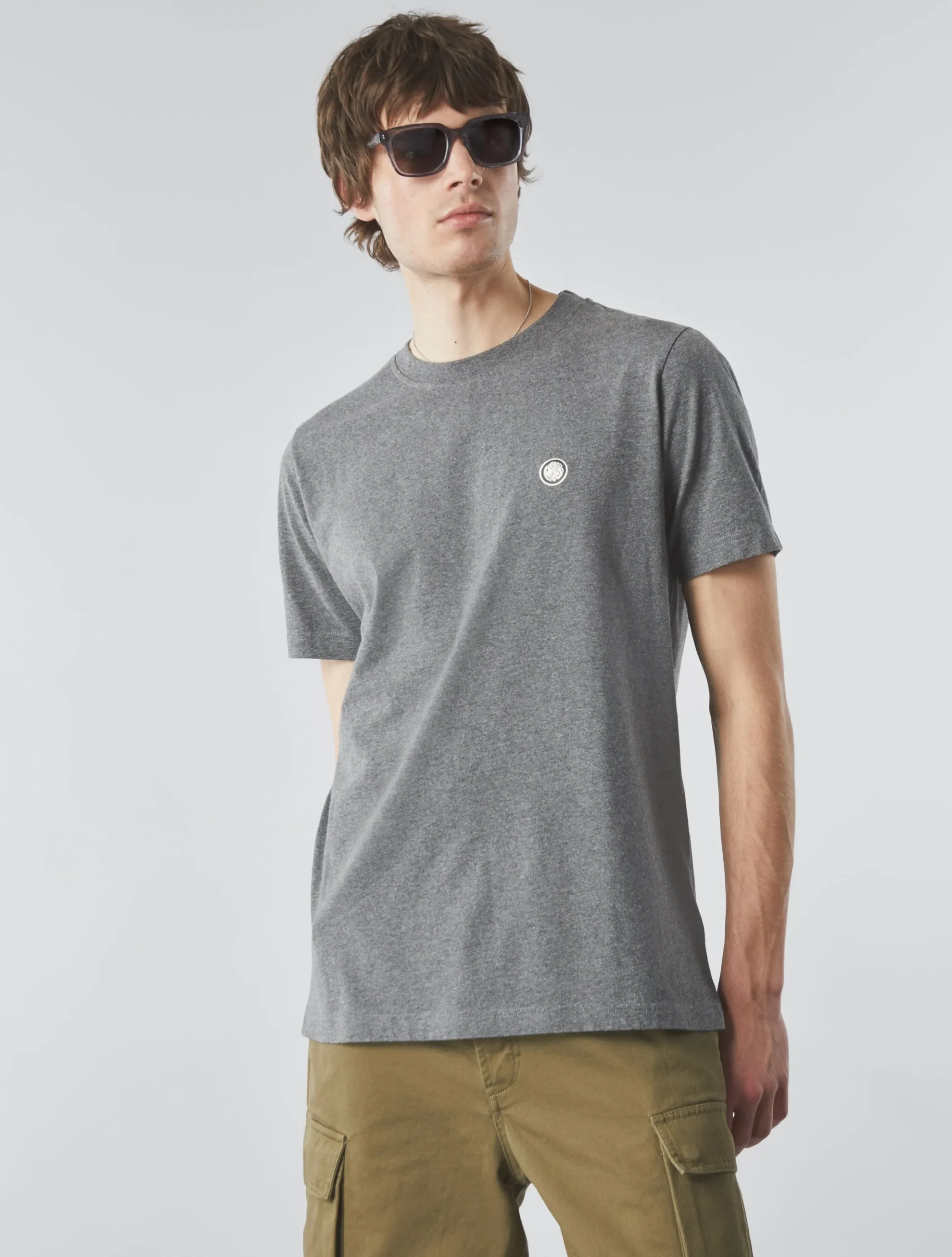 Pretty Green Dark Grey Mitchell T-Shirt Darkgrey Best Sale