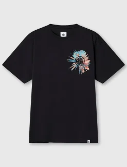 Pretty Green Distort Oversized T-shirt Hot