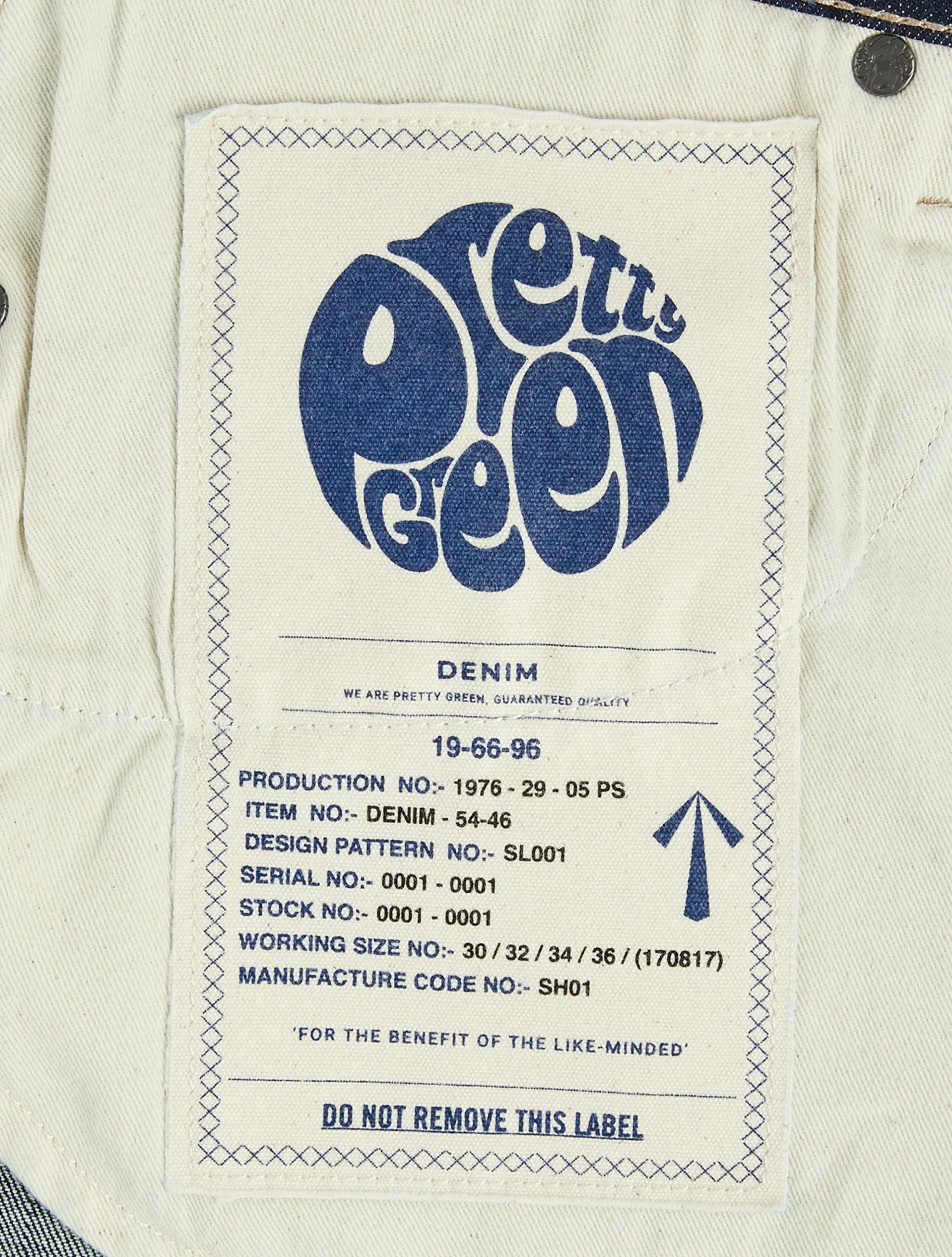 Pretty Green Erwood Slim Fit Jeans RinseWash Best Sale