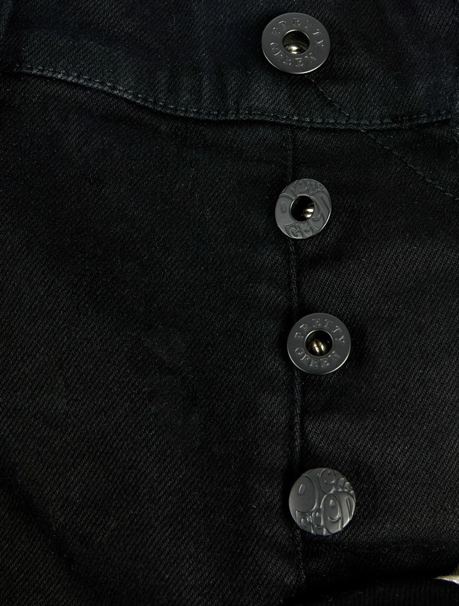 Pretty Green Erwood Slim Fit Jeans BlackRinse Cheap