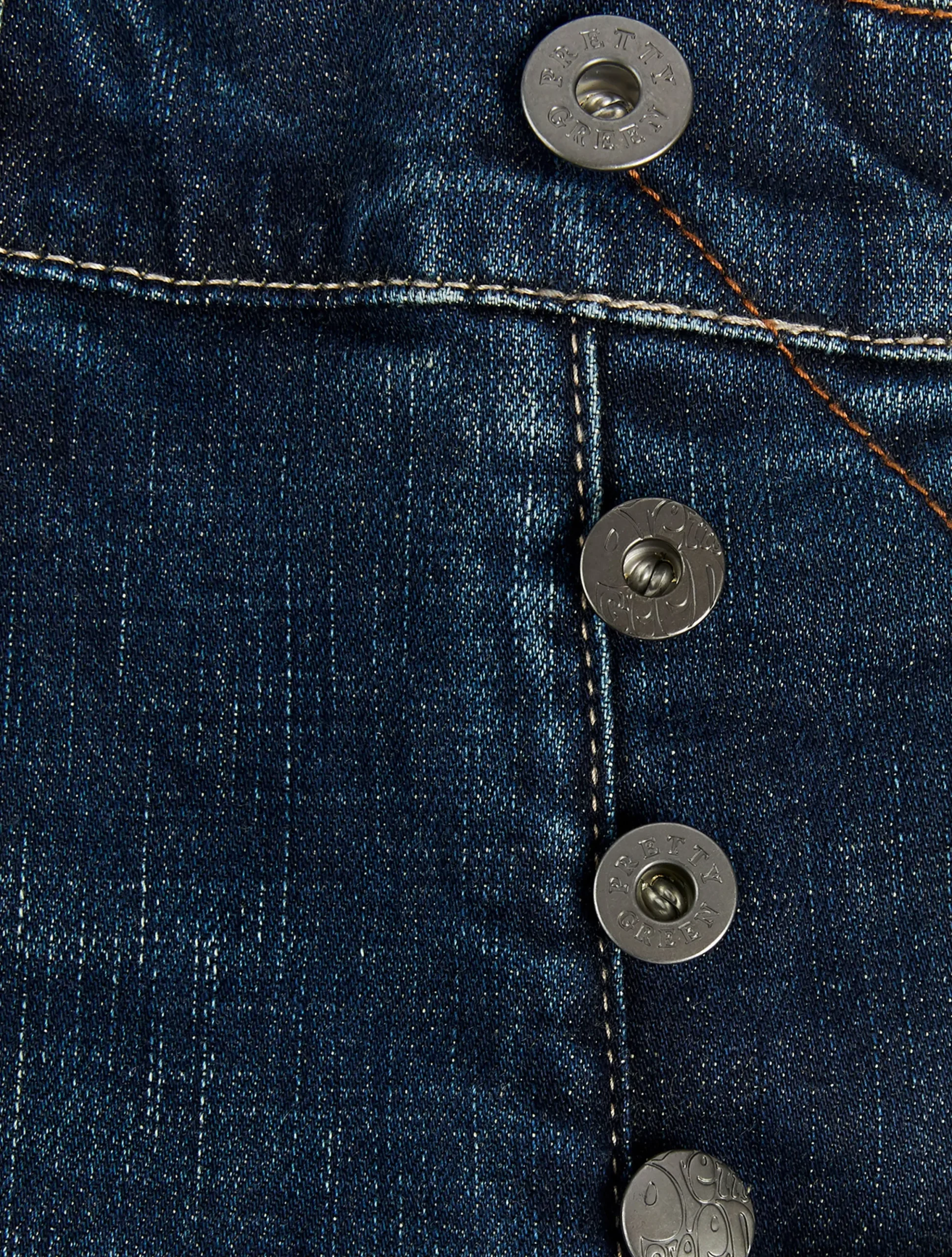 Pretty Green Erwood Slim Fit Jeans 6MonthWash Flash Sale