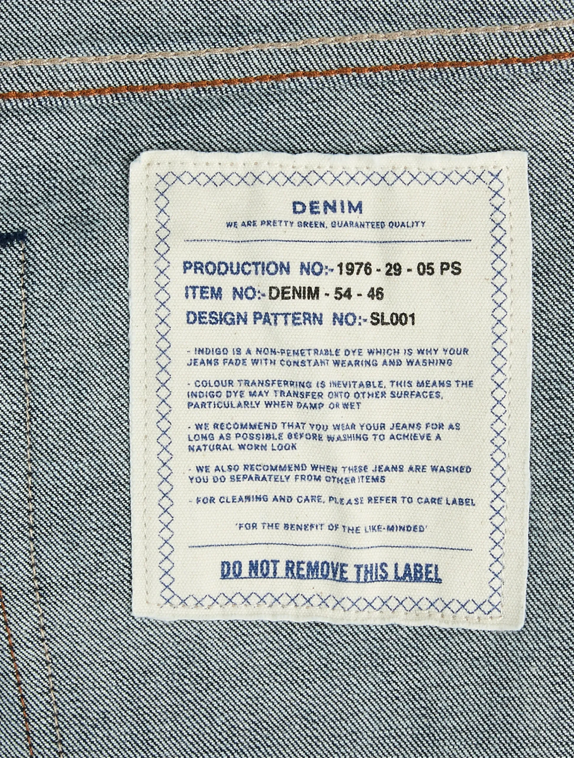 Pretty Green Erwood Slim Fit Jeans RinseWash Best Sale