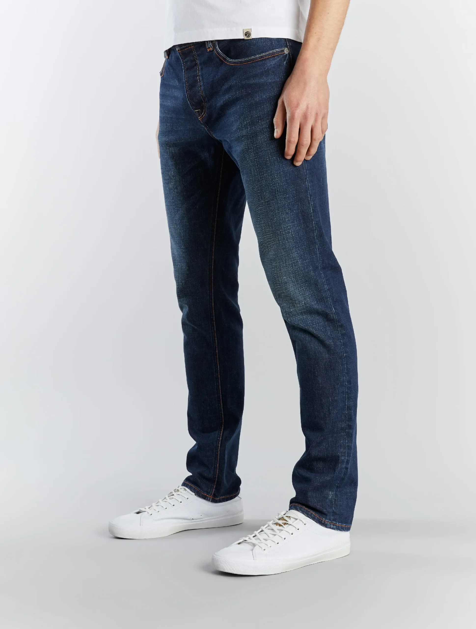 Pretty Green Erwood Slim Fit Jeans 6MonthWash Flash Sale