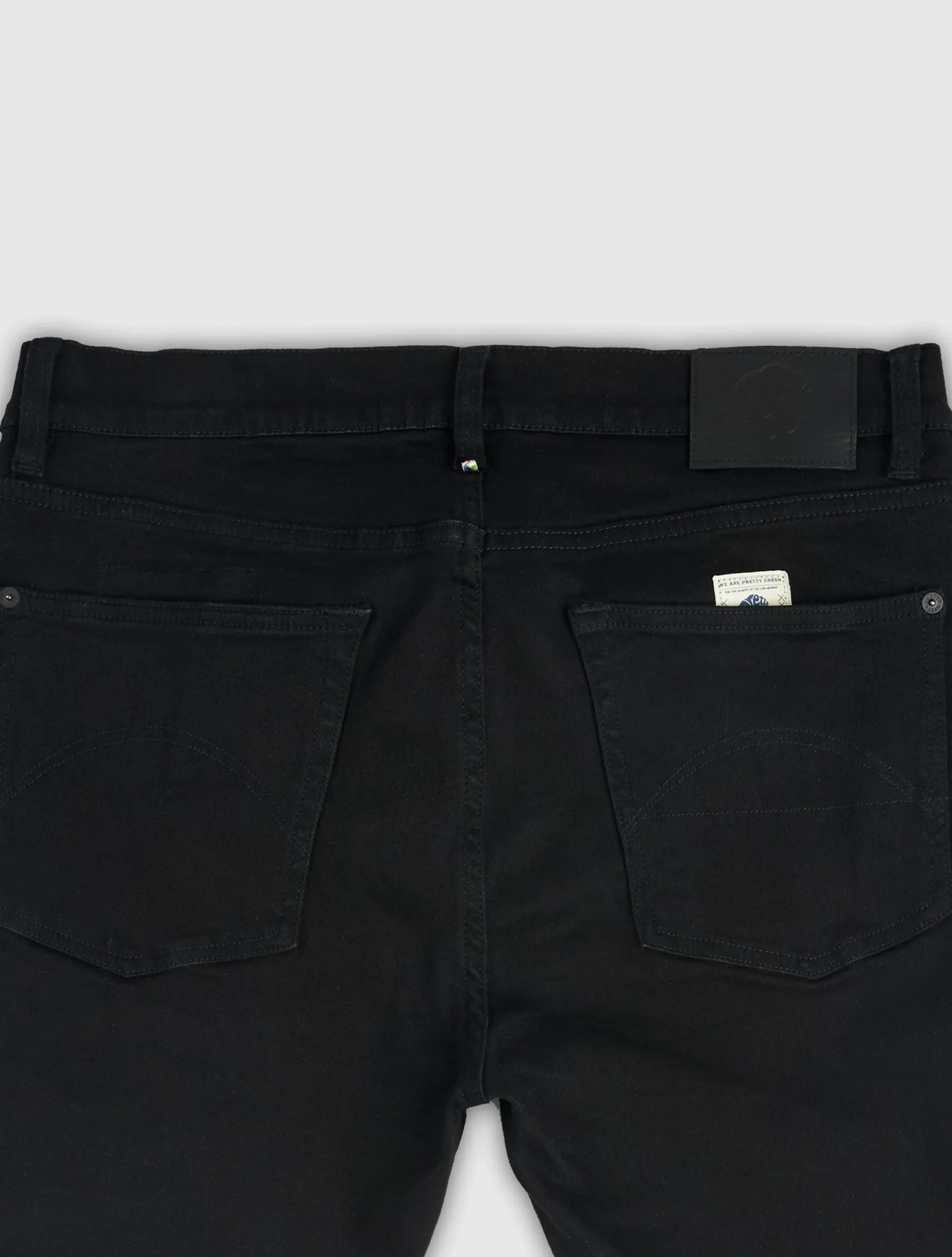 Pretty Green Erwood Slim Fit Jeans BlackRinse Cheap