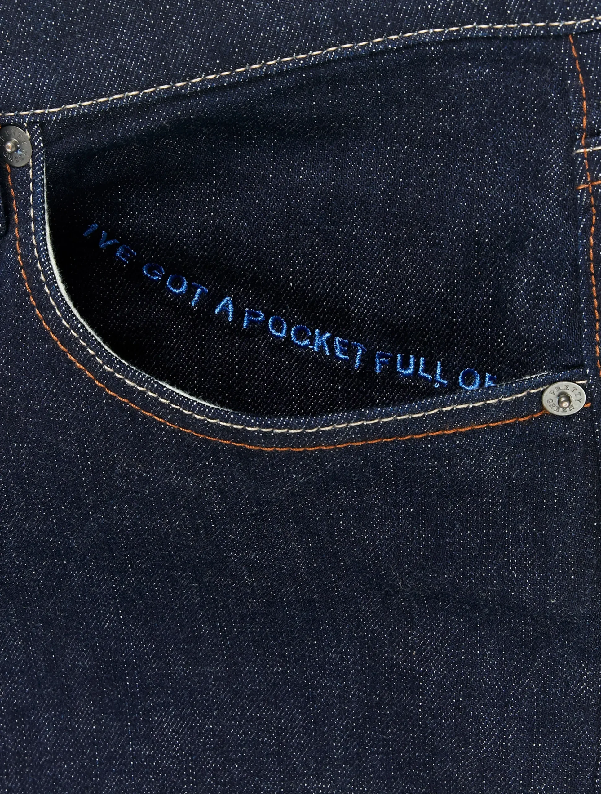 Pretty Green Erwood Slim Fit Jeans RinseWash Best Sale
