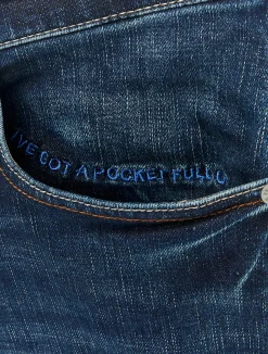 Pretty Green Erwood Slim Fit Jeans 6MonthWash Flash Sale