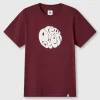Pretty Green Gillespie T-shirt Burgundy Sale