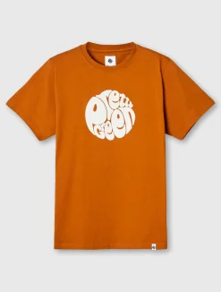 Pretty Green Gillespie T-shirt Orange Online