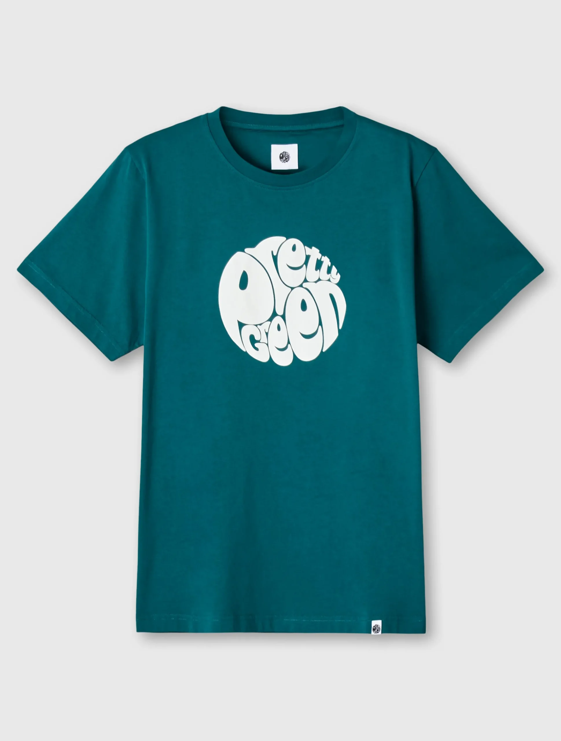 Pretty Green Gillespie T-shirt Teal Cheap
