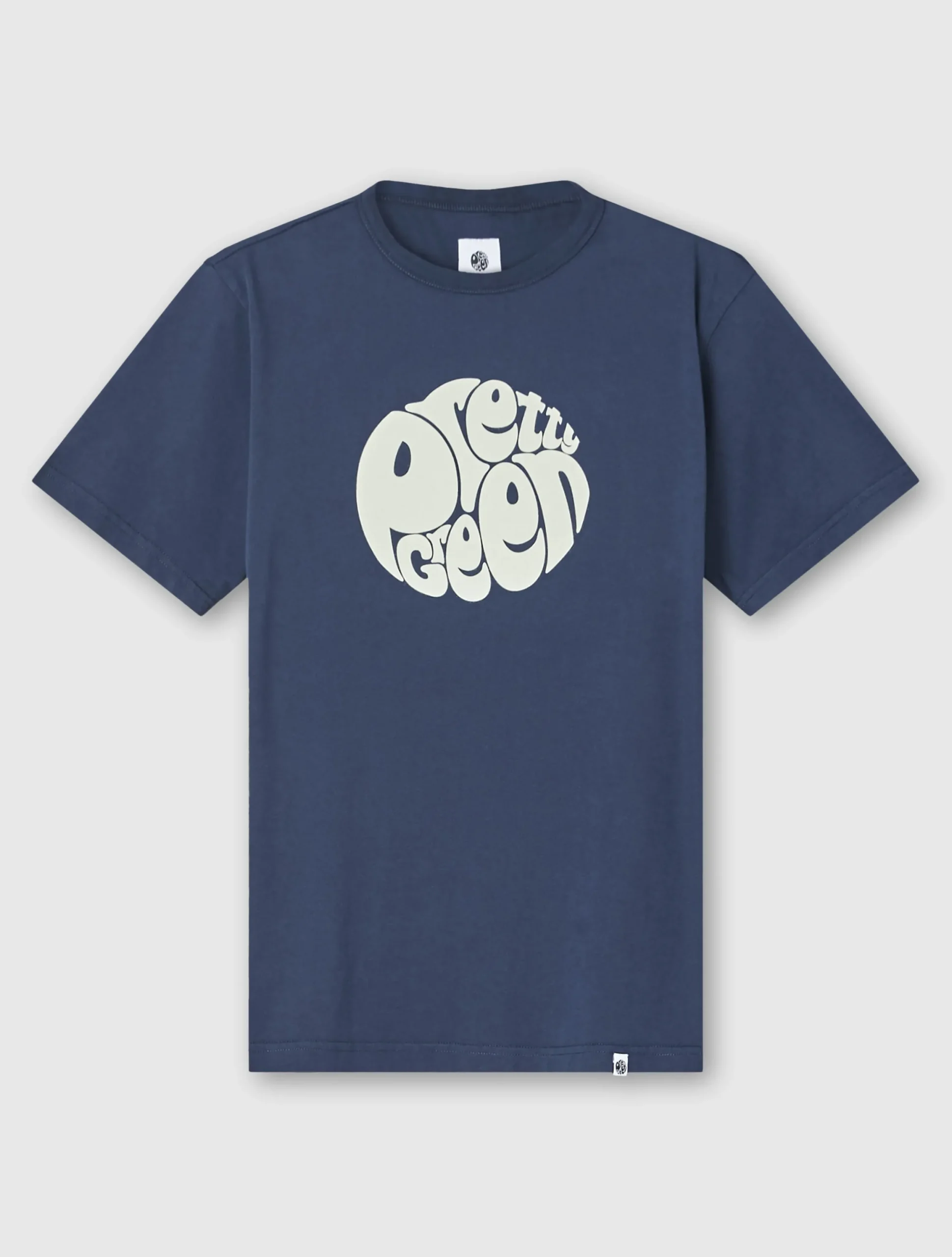 Pretty Green Gillespie T-Shirt Navy Clearance