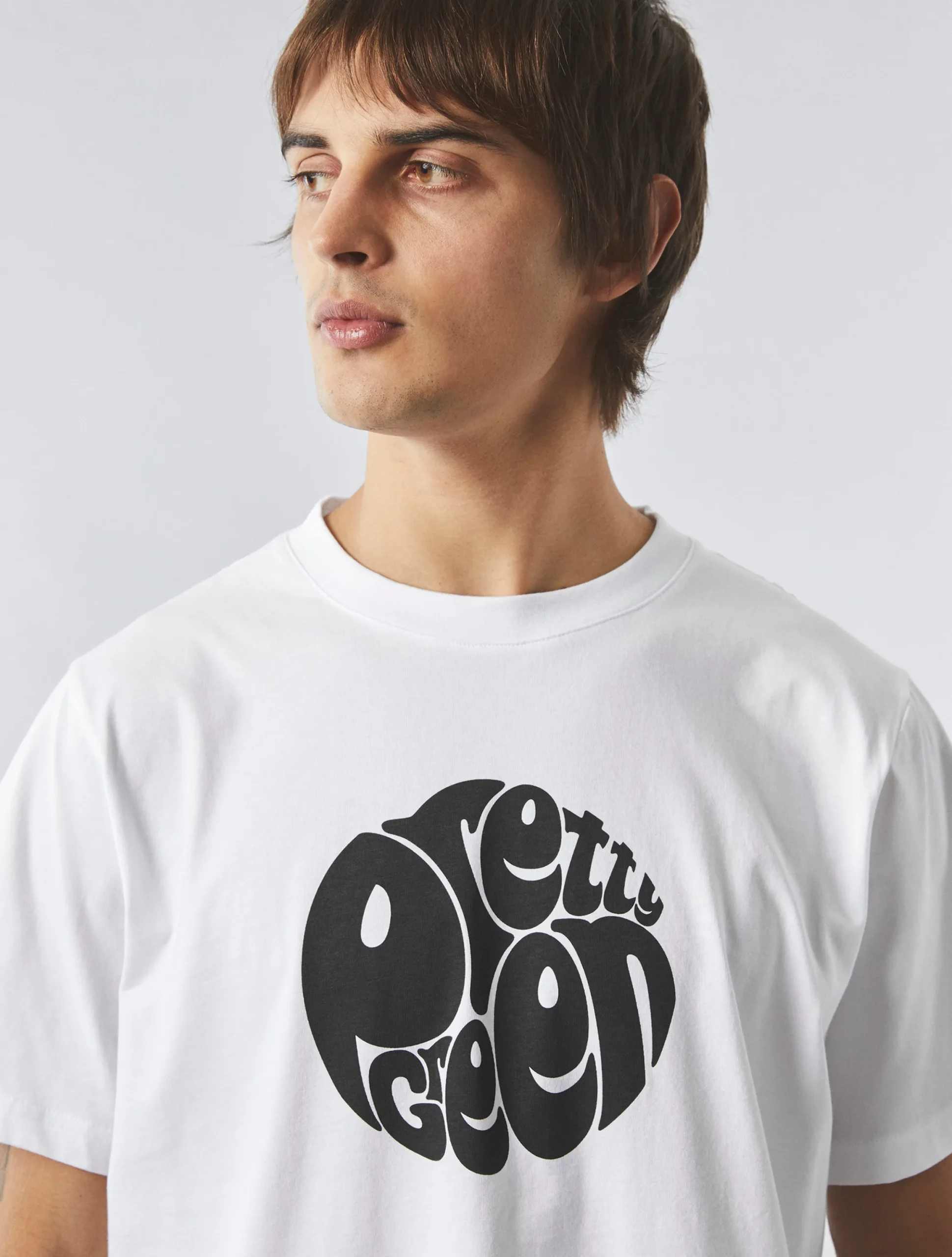 Pretty Green Gillespie T-shirt White New