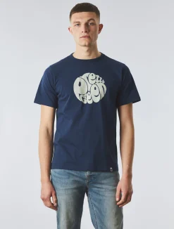 Pretty Green Gillespie T-Shirt Navy Clearance