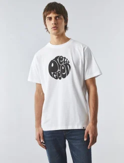 Pretty Green Gillespie T-shirt White New