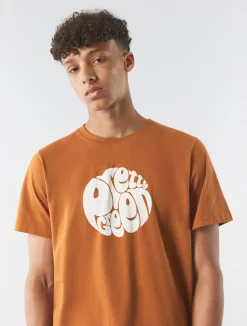 Pretty Green Gillespie T-shirt Orange Online