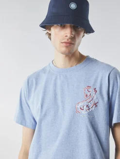 Pretty Green Griggs Paisley Embroidered T-shirt Hot